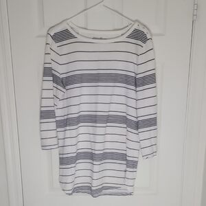 Eddie Bauer White Outdoor Women's Top Size L
